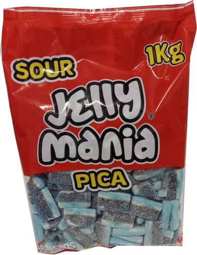 Jake Sour Blue Raspberry Wedges