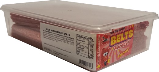 Jake Sour Strawberry Belts