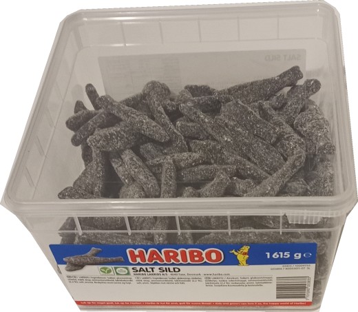 Haribo Salt Sild, 1,615kg, Dänisches Lakritz