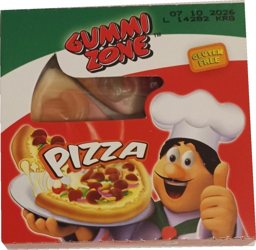 Gummi Zone Pizza 3 Slices 14 gr., Halal