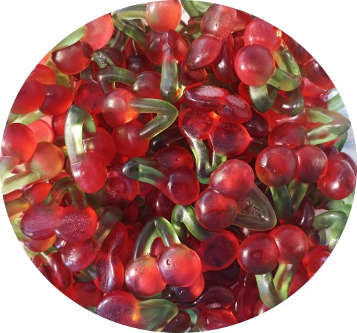 7-Stick Jellies Sweet Big Cherries