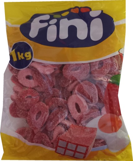 Fini Strawberry Rings 1 Kg