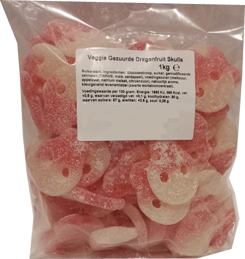 Matthijs Veggie Zure Duo Skulls Dragonfruit