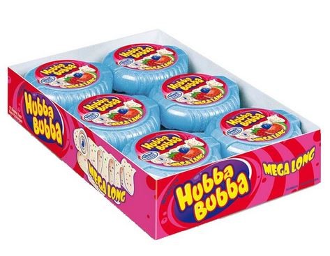 Wrigleys Hubba Bubba Band Erdbeere Blaubeere Wassermelone Rollen