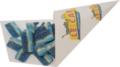 Jake Sour Blue Raspberry Wedges