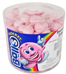 Rocket Balls Brausebälle Erdbeer sauer