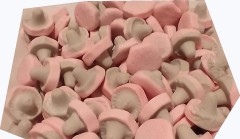 Franssons Skumsvampar Hallon + Lakrits, Himbeere + Lakritz