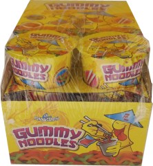 FC Gummy Noodles , Fruchtgummi Nudeln mit Soße