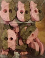 Bubs Foam Raspberry , Bubs Himbeer-Lakritz Schaum Skalle