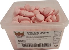 Franssons Skumjordgubbar Fruchtschaum - Erdbeeren