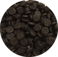 DZ Rond Drop, salzige Lakritz - Taler 1 Kg