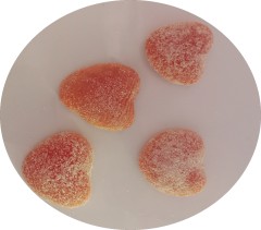 DP Sour Filled Red Hearts