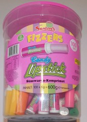 Candy Lipstick, Süßwaren Lippenstift, 100 Stück