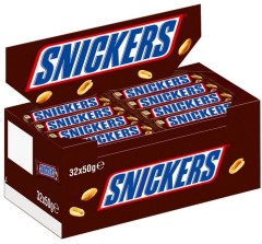 Snickers Riegel, 32 Riegel im Kassenaufsteller