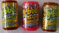 Bubble Rubbelz Kaugummi, Steller