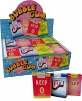 Kaugummi Sticks mit Rauch-Effekt, 24 Schachteln