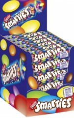 Nestle Smarties Rollen Hexagon