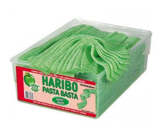 Haribo Pasta Basta Apfel, Fruchtgummi sauer