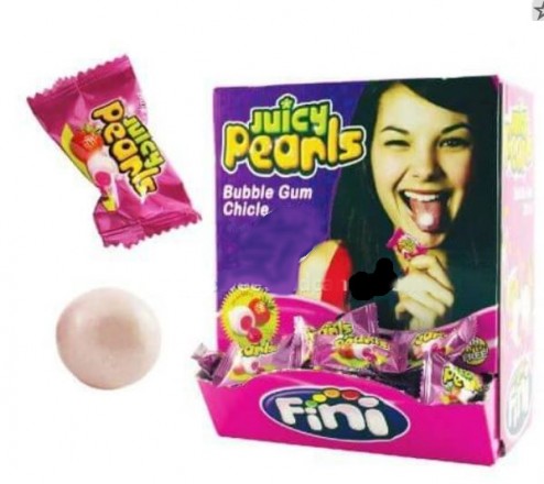 Fini Bubble Gum Juicy Pearls 1 Stück