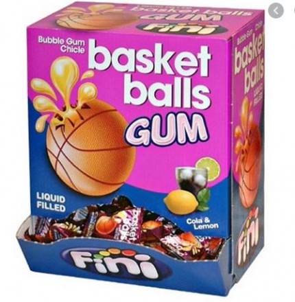 Fini Bubble Gum Basket Balls 1 Stück